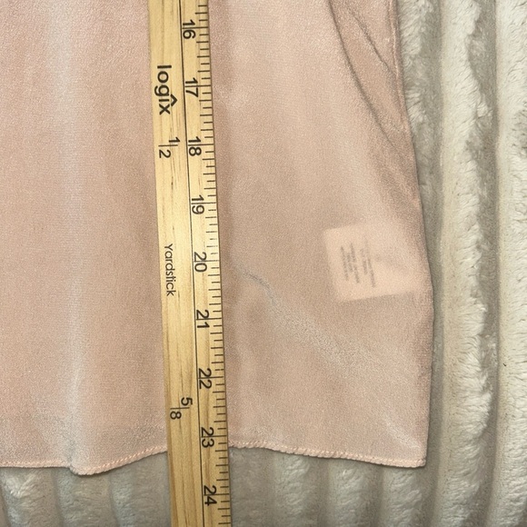 $298 MSRP Joie Silk Pink Sky Brennt Ruffle Blouse Large Silky feminine Shirt - Picture 7 of 8
